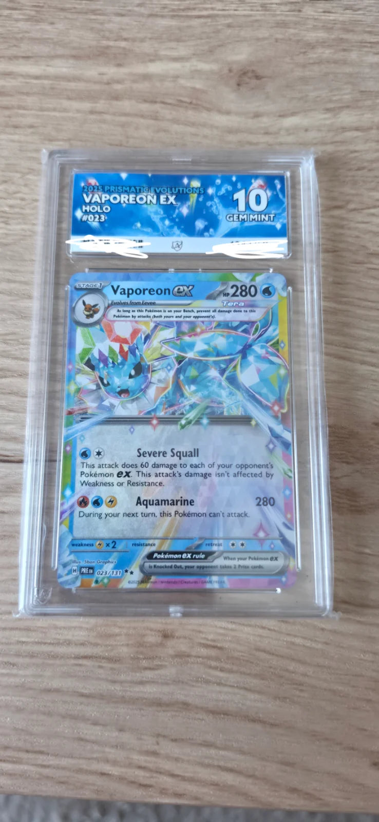 Prismatic Evee (ACE 9) with 5 Evolutions (ACE 10)