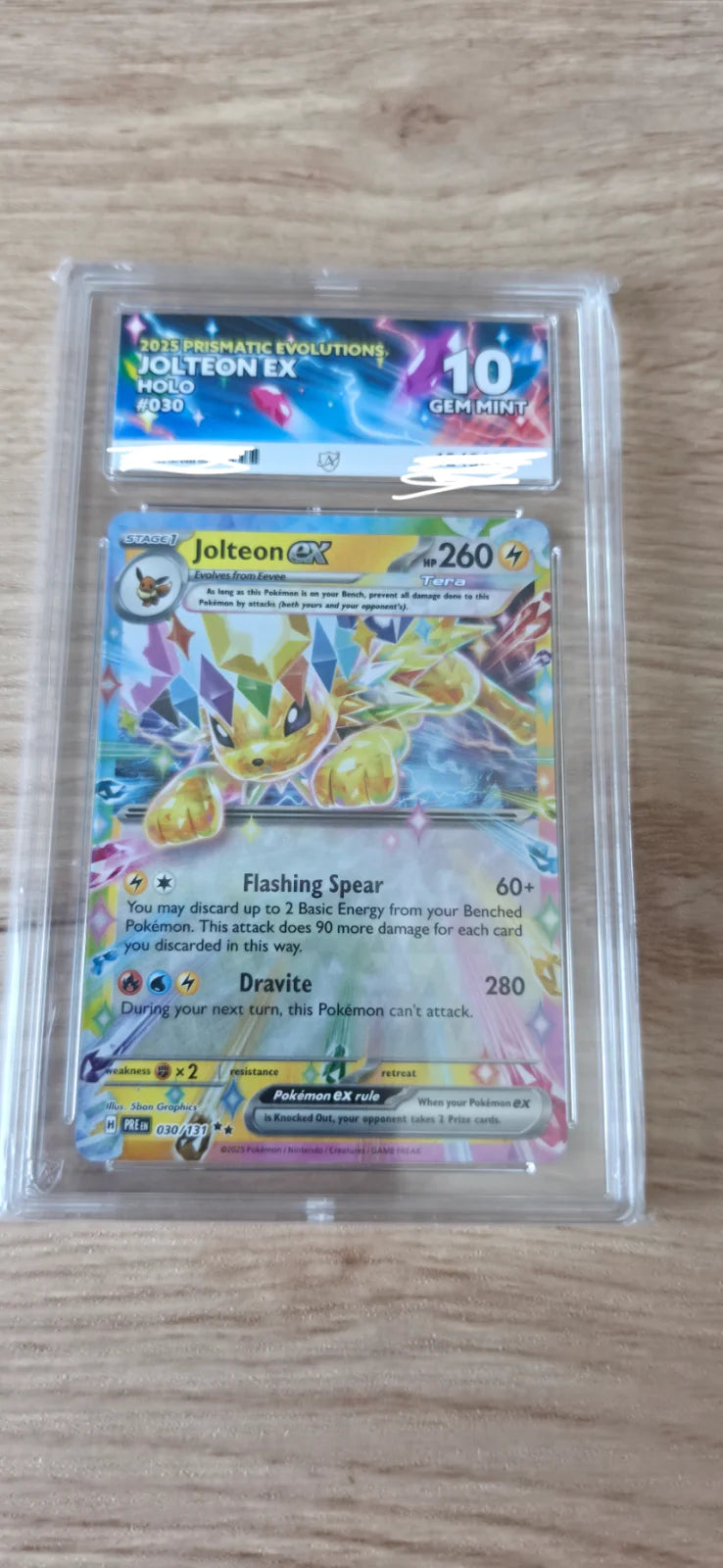 Prismatic Evee (ACE 9) with 5 Evolutions (ACE 10)