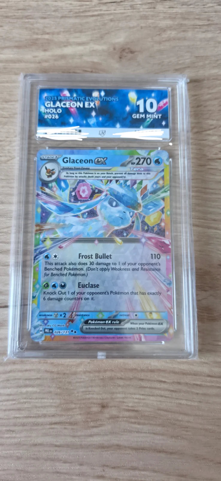 Prismatic Evee (ACE 9) with 5 Evolutions (ACE 10)