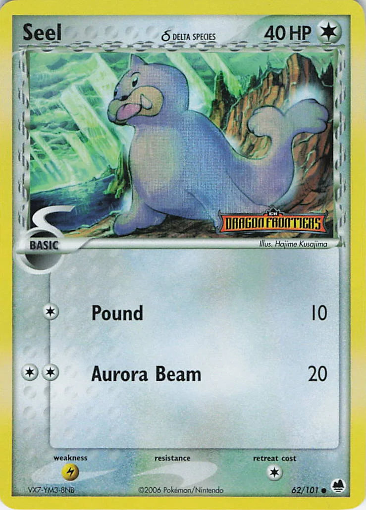 Seel (Delta Species) 62/101 · Reverse Holofoil (EX Dragon Frontiers)