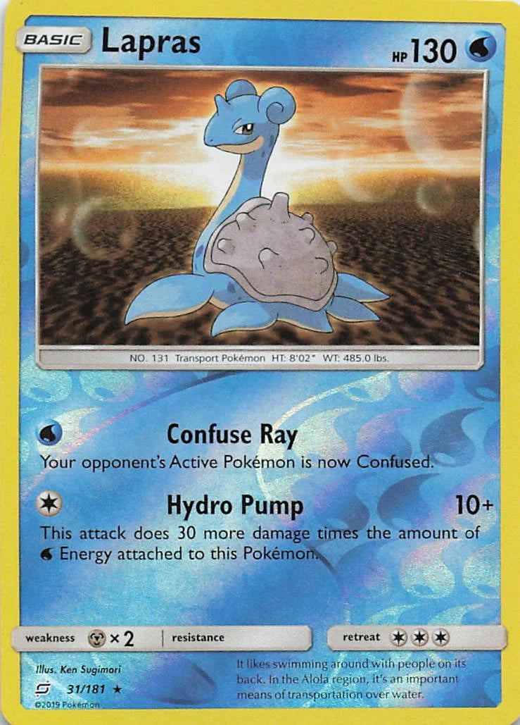 Lapras 31 · Reverse Holofoil (Team Up)