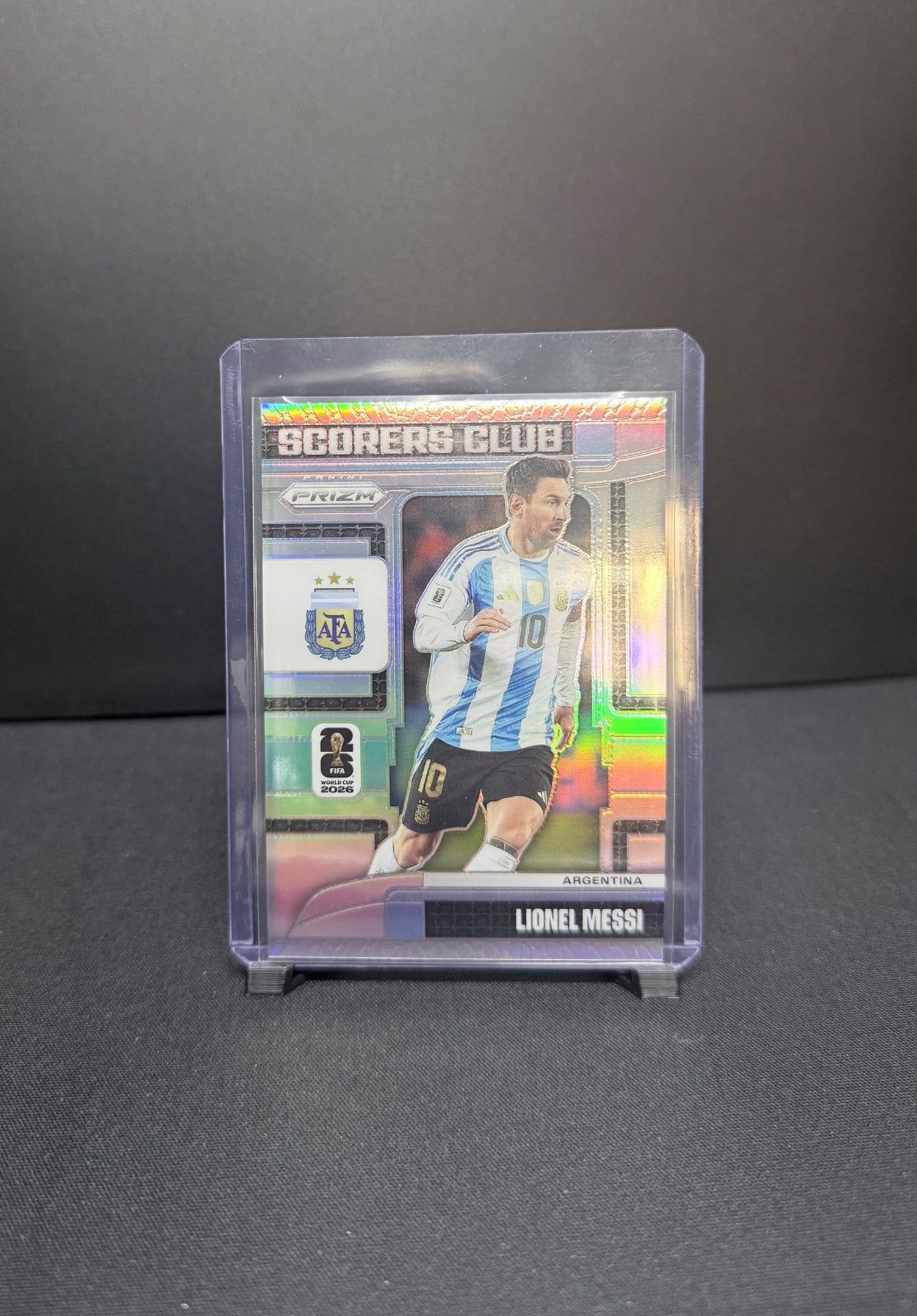 Panini Prizm FWC 2026 Lionel Messi Scorers Club Silver Prizm