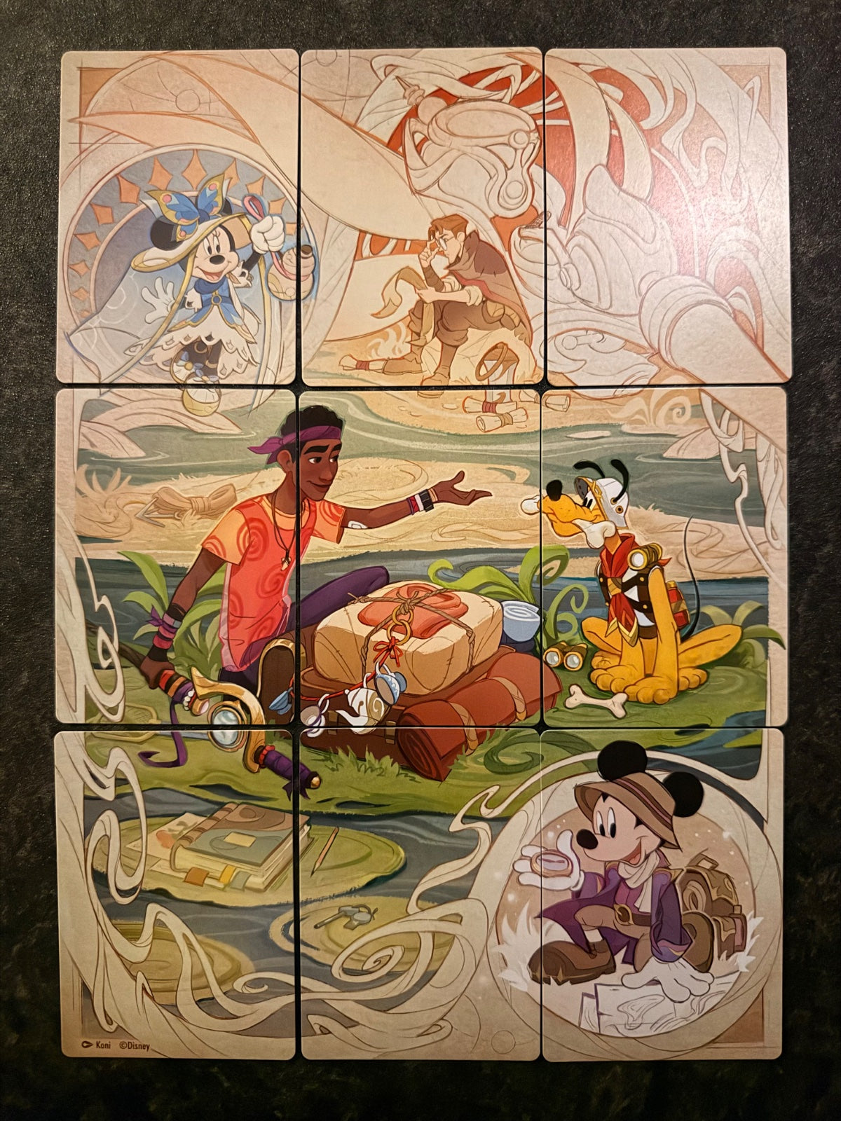 Disney Lorcana Wilds Unknown – Complete 9-Piece Puzzle Set (9/9)