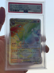 Charizard VSTAR (Secret) 174/172 (Brilliant Stars) — PSA 9