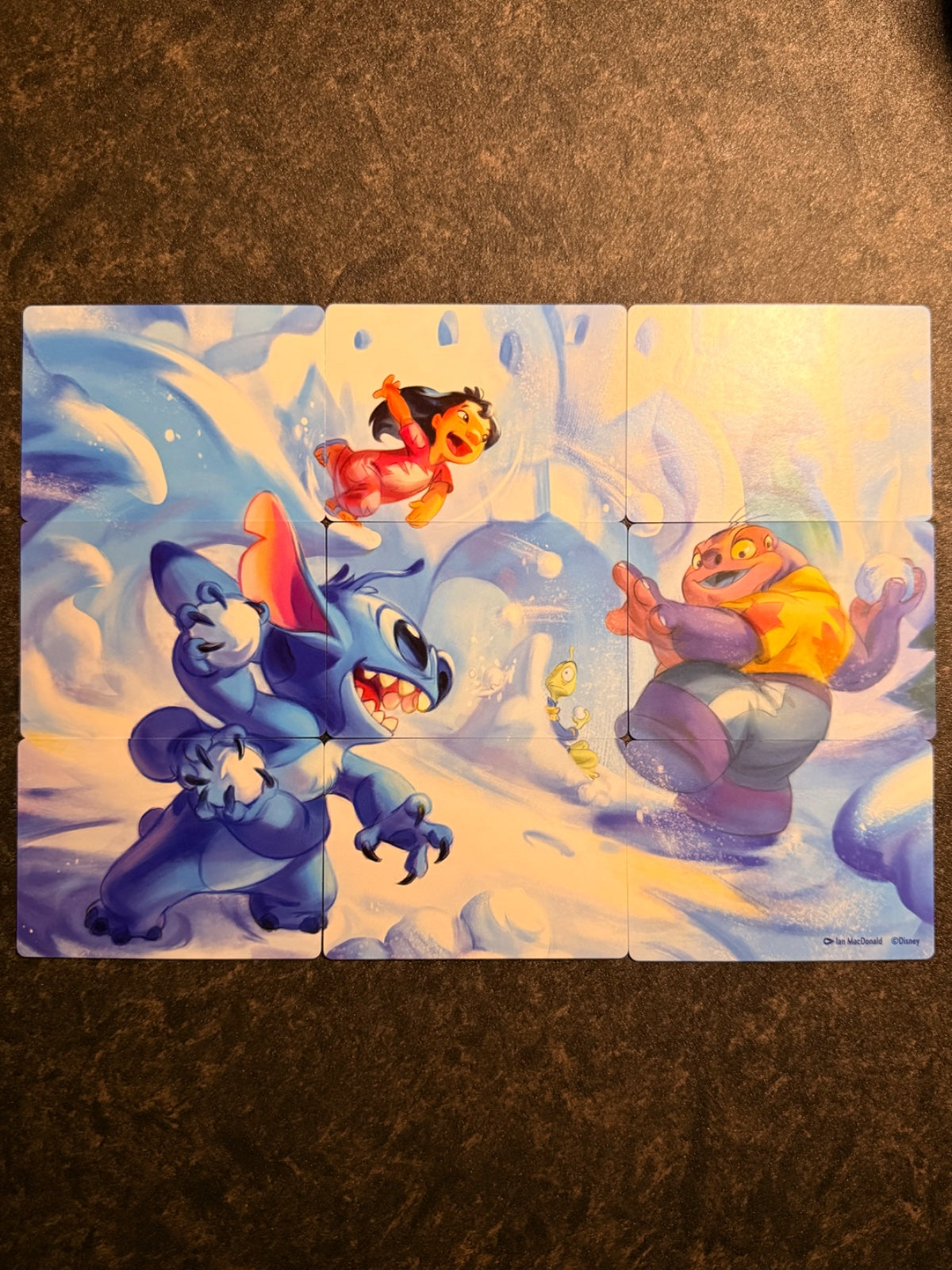 Disney Lorcana Stitch & Lilo 9-Piece Collectible Puzzle
