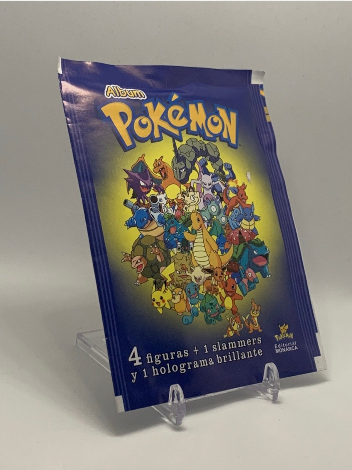POKEMON Evolutions Peru TCG 2023 Stickers & Cards & Slammer BLUE PACK
