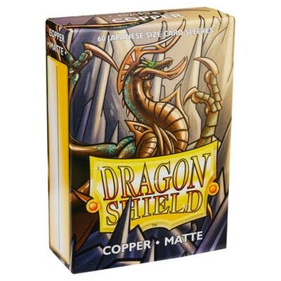 Dragon Shield Copper Matte Japanese Sleeves