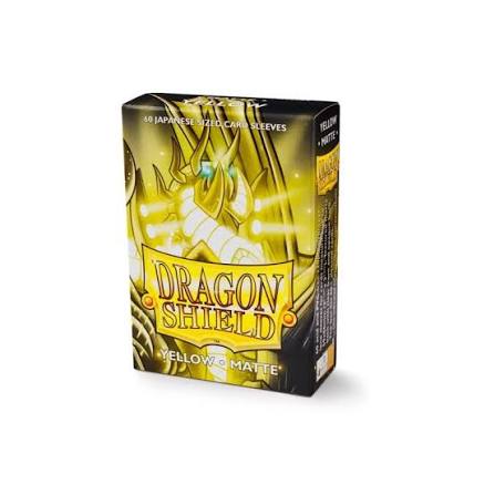 Dragon Shield Yellow Matte Japanese Sleeves