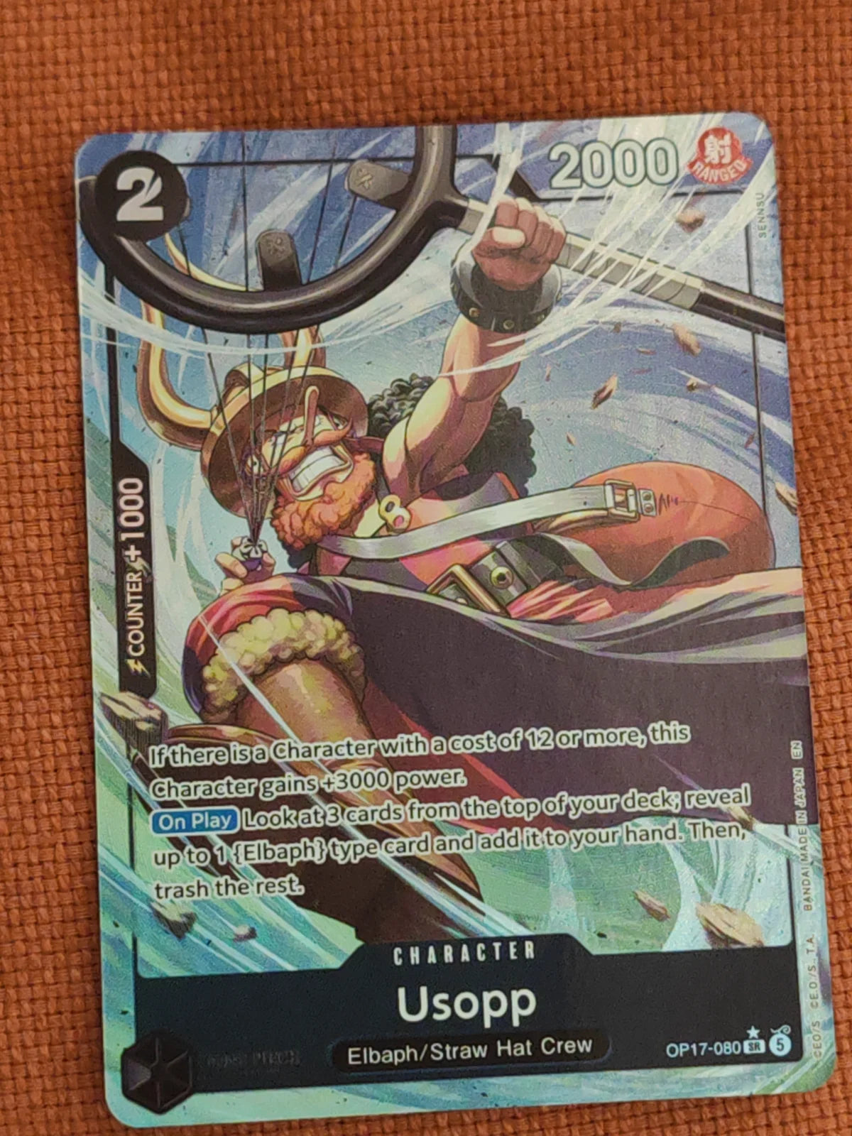 Usopp (Alternate Art) OP17-080 (The World's Strongest Warriors)