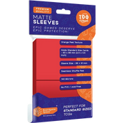Sleeves: BGS - Matte (66 x 91mm) (x100) - Red