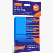 Sleeves: BGS - Matte (66 x 91mm) (x100) - Blue