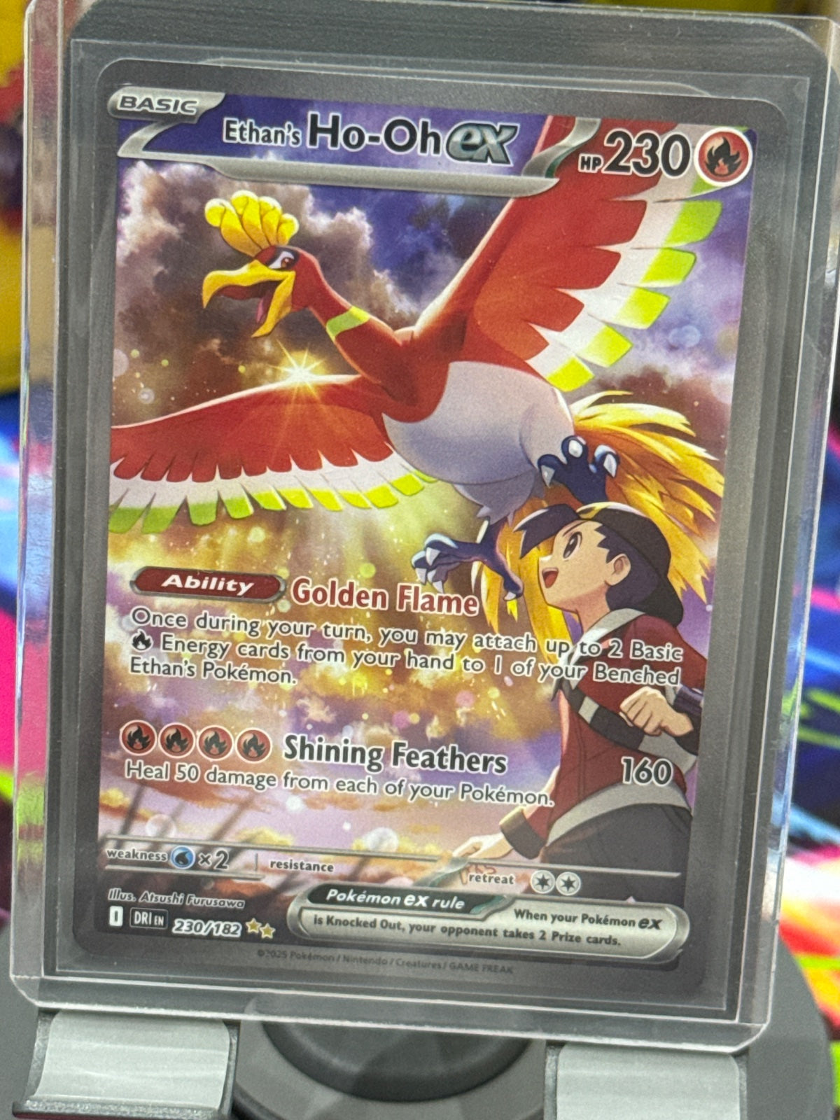 Ethan's Ho-oh ex 230/182 (Destined Rivals)