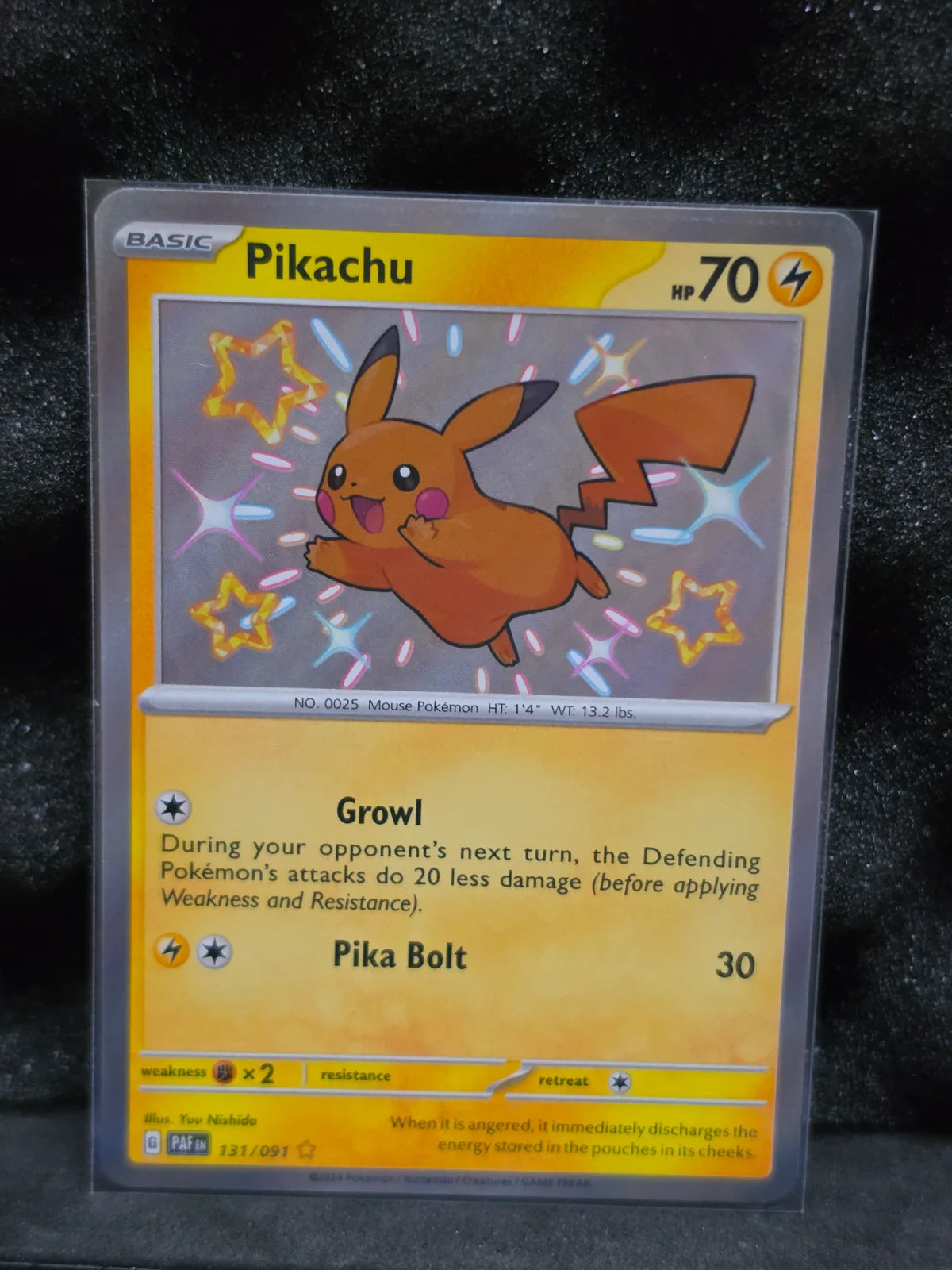 Pikachu 131/091 (Paldean Fates)