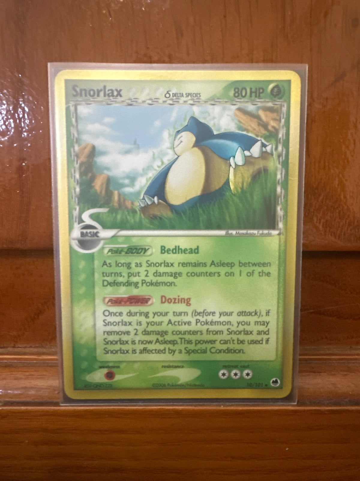 LP Snorlax (Delta Species) 10/101 · Holofoil (EX Dragon Frontiers)