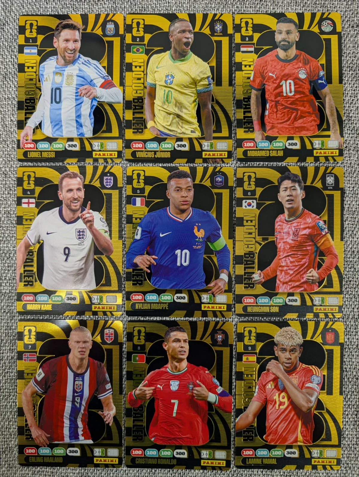 Golden Ballers - Full Set - Panini Adrenalyn XL World Cup 2026
