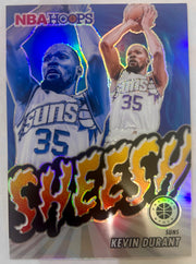 Kevin Durant 2023-24 Hoops Premium Stock Sheesh Silver