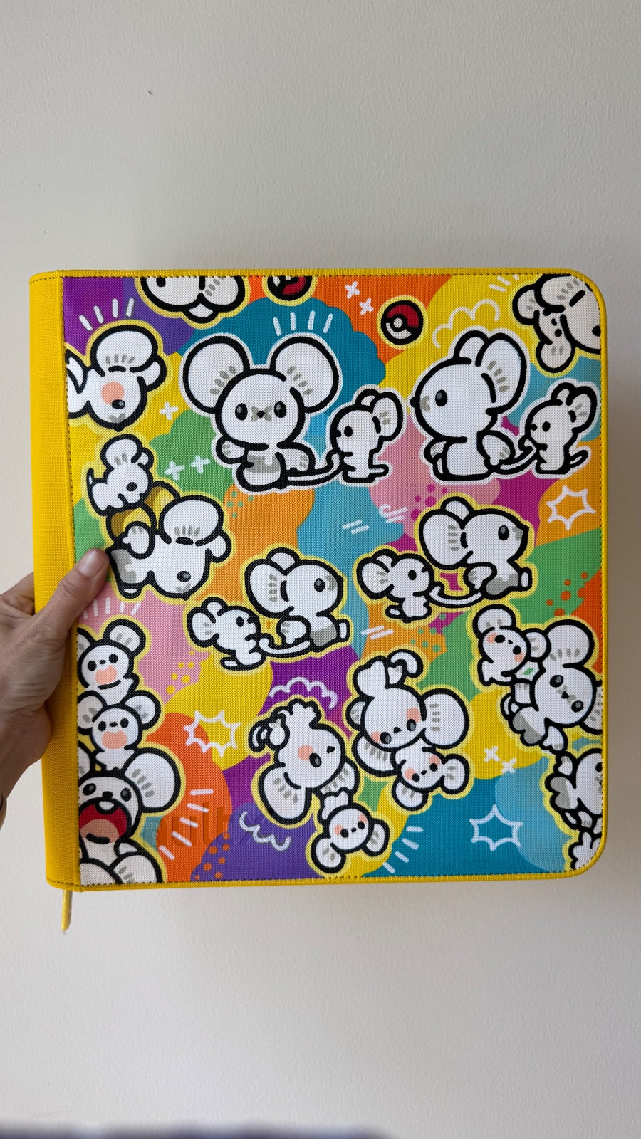 Maushold Hand Painted Custom VaultX Binder 4x3