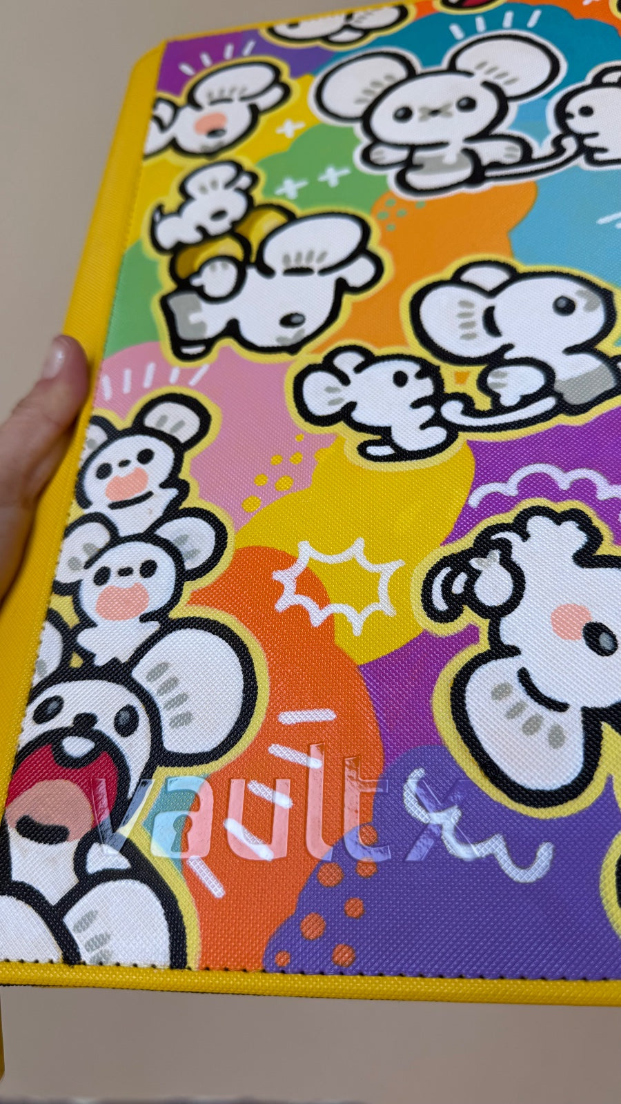 Maushold Hand Painted Custom VaultX Binder 4x3