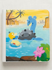 Lapras Hand-Painted Custom 4x3 Binder