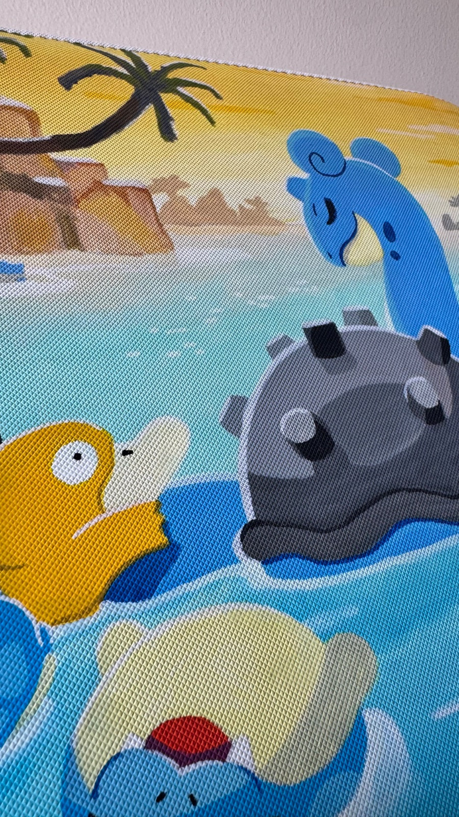 Lapras Hand-Painted Custom 4x3 Binder