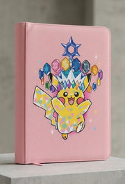Pikachu Custom Hand-Painted Binder