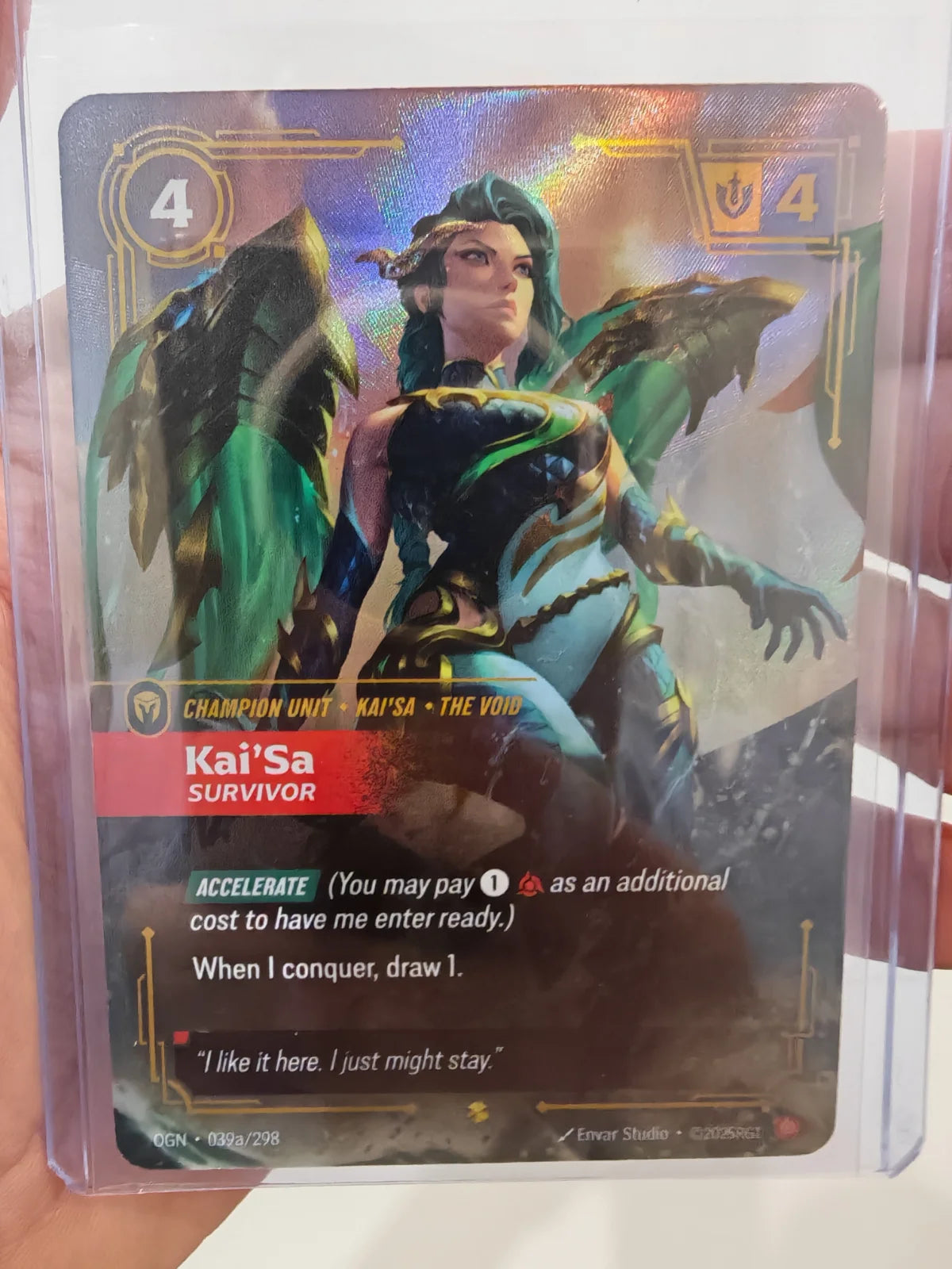 Kai'Sa - Survivor (Alternate Art) 039a/298 (Origins)