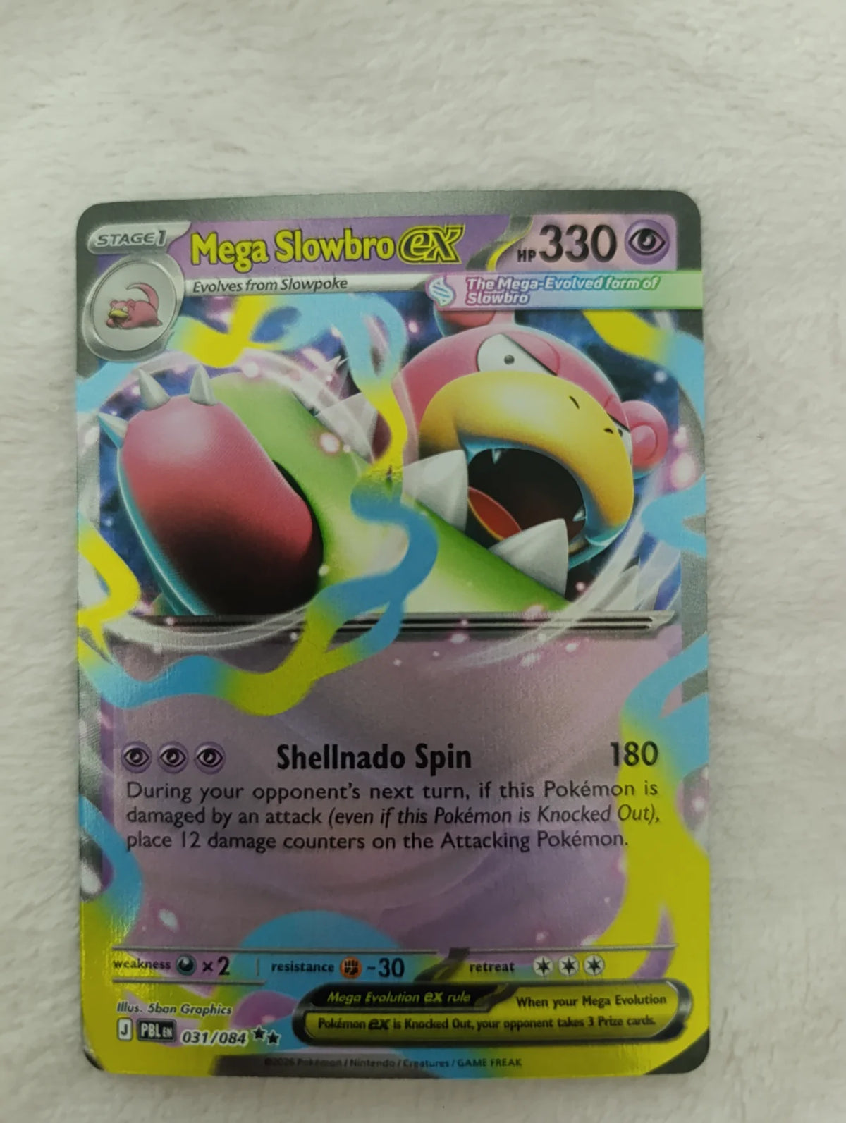 Mega Slowbro ex 031/084 (Pitch Black)