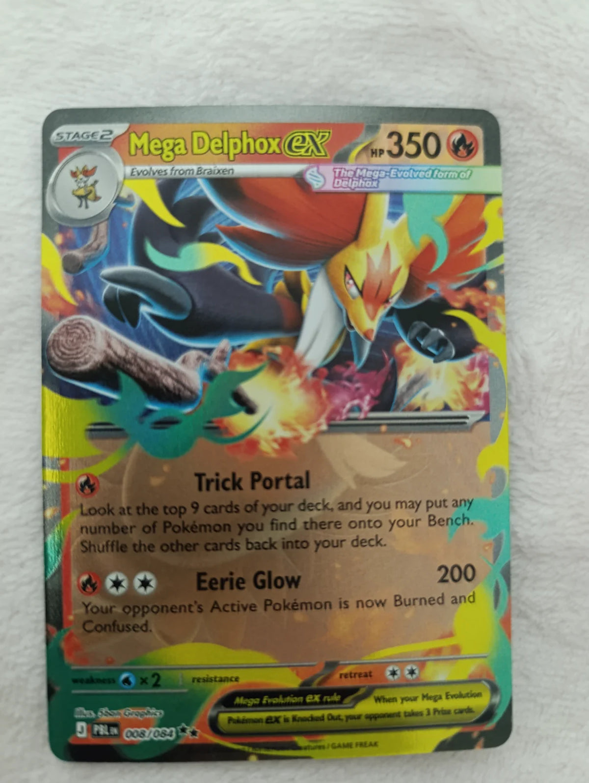 Mega Delphox ex 008/084 (Pitch Black)
