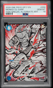 [[ TOP 3-POP PSA10 ]] Monkey.D.Garp (OP12-056) (SP) (The World's Strongest Warriors)
