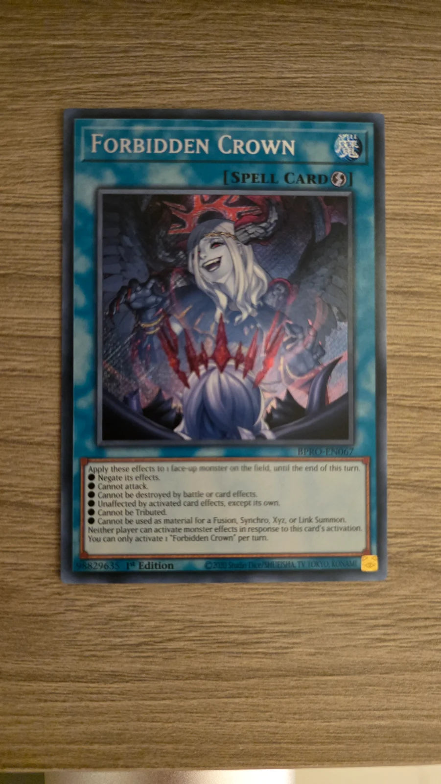 Forbidden Crown BPRO-EN067 (Burst Protocol)