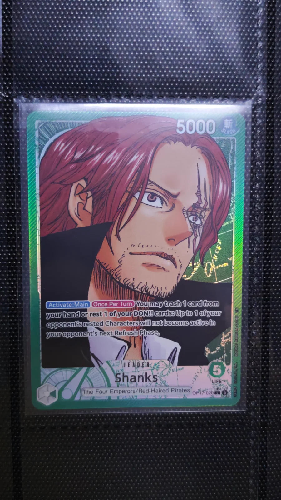 Shanks (Alternate Art) OP17-020 (The World's Strongest Warriors)