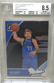 2018 Donruss Optic The Rookies Holo Luka Doncic BGS 8.5 RC
