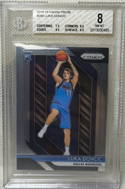 2018 Panini Prizm Luka Doncic BGS 8 RC