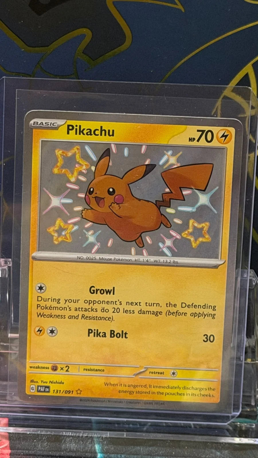 Pikachu 131/091 (Paldean Fates)