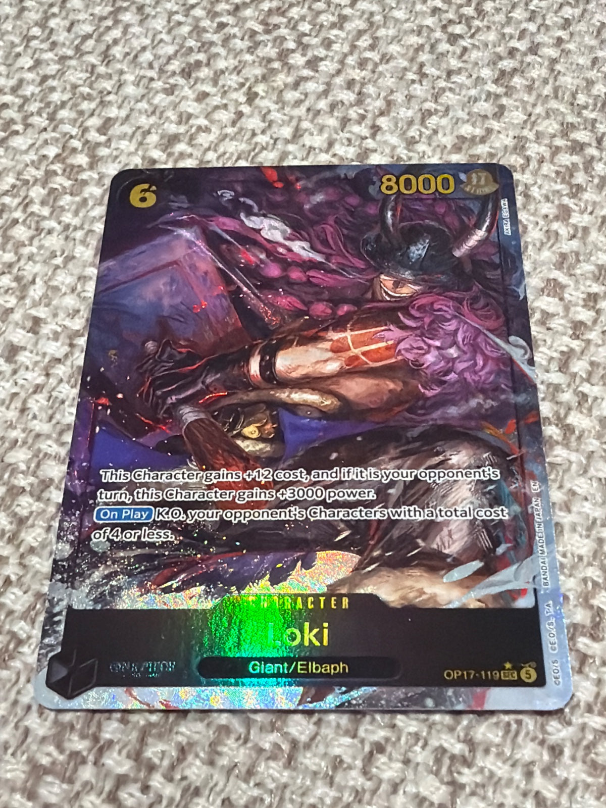 Loki (Alternate Art) OP17-119 (The World's Strongest Warriors)