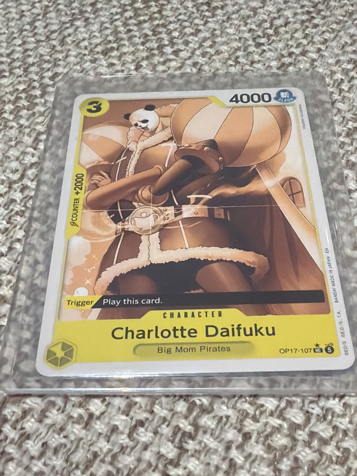 Charlotte Daifuku (Pandaman Art) OP17-107 (The World's Strongest Warriors)