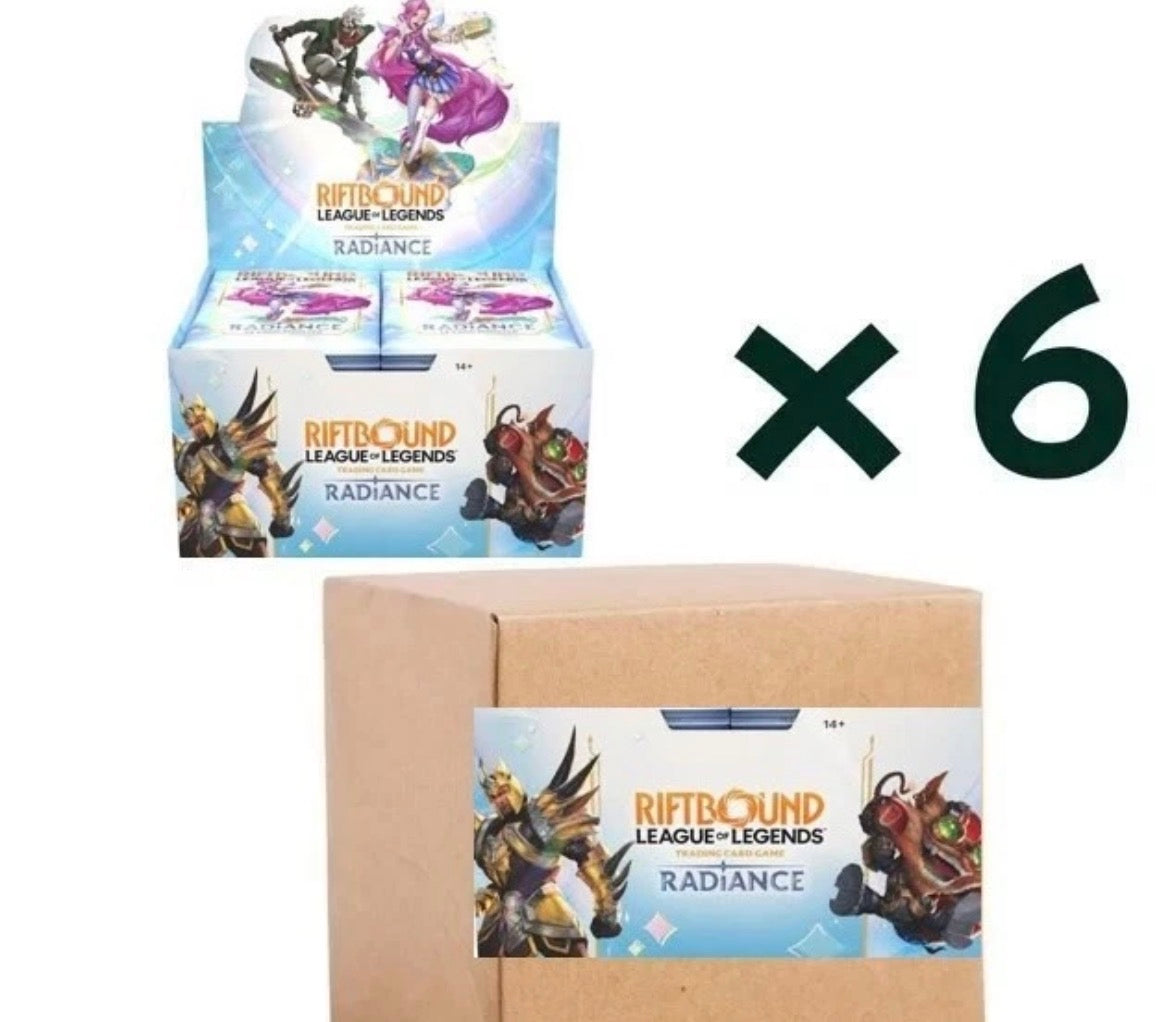[Pre-Order] Riftbound Radiance Booster Box Display Case (6 booster boxes)