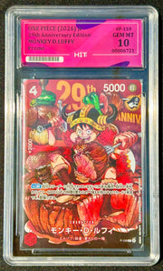 2026  MONKEY.D.LUFFY   - Promo 29th Anniversary (HIT Grade 10 GEM MT)