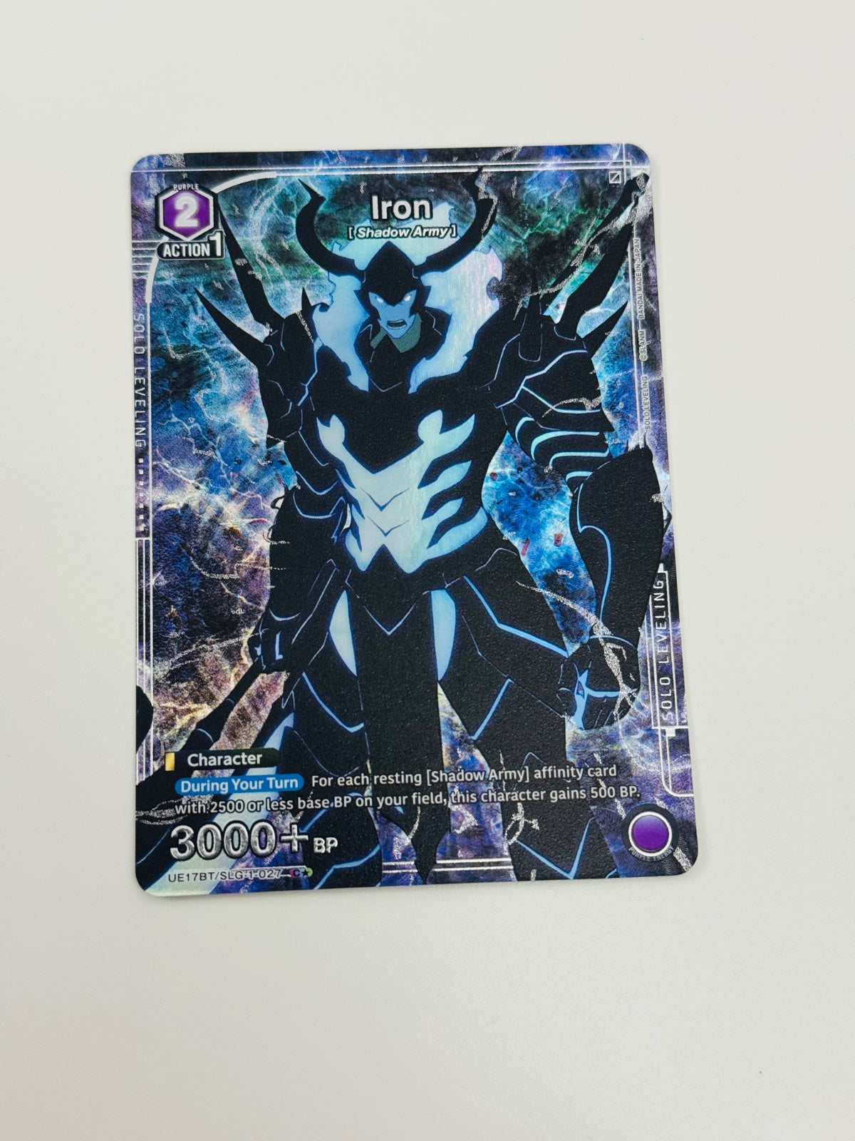 Iron (027) (C*) UE17BT/SLG-1-027 (UE17BT: SOLO LEVELING)