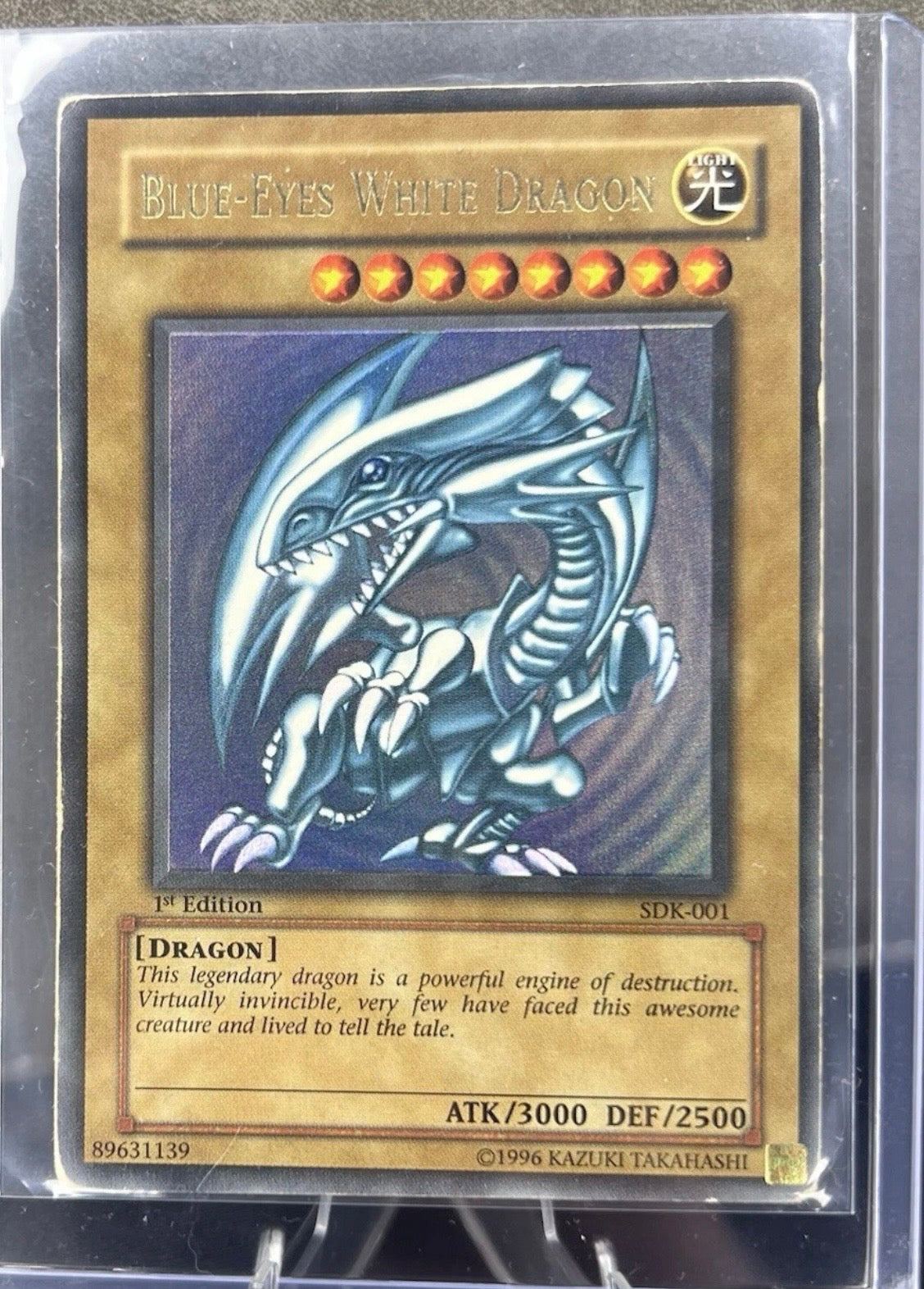 Blue-Eyes White Dragon SDK-001 · 1st Edition (Starter Deck: Kaiba)