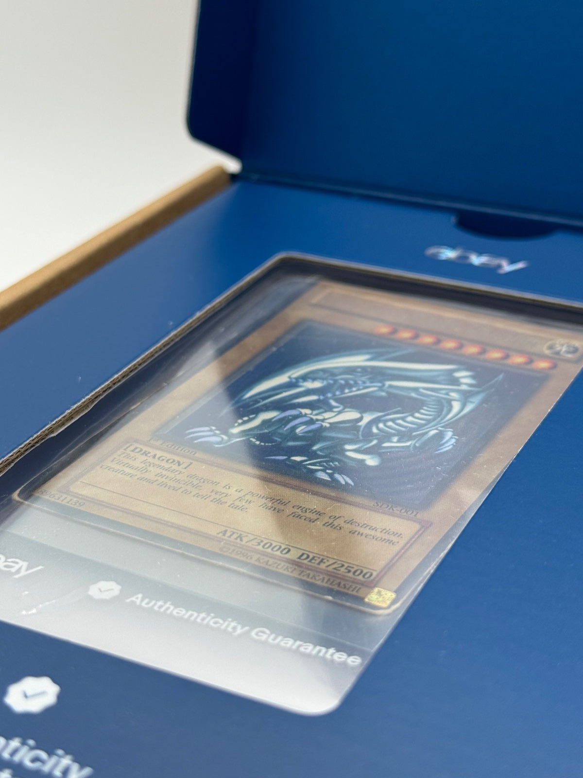 Blue-Eyes White Dragon SDK-001 · 1st Edition (Starter Deck: Kaiba)