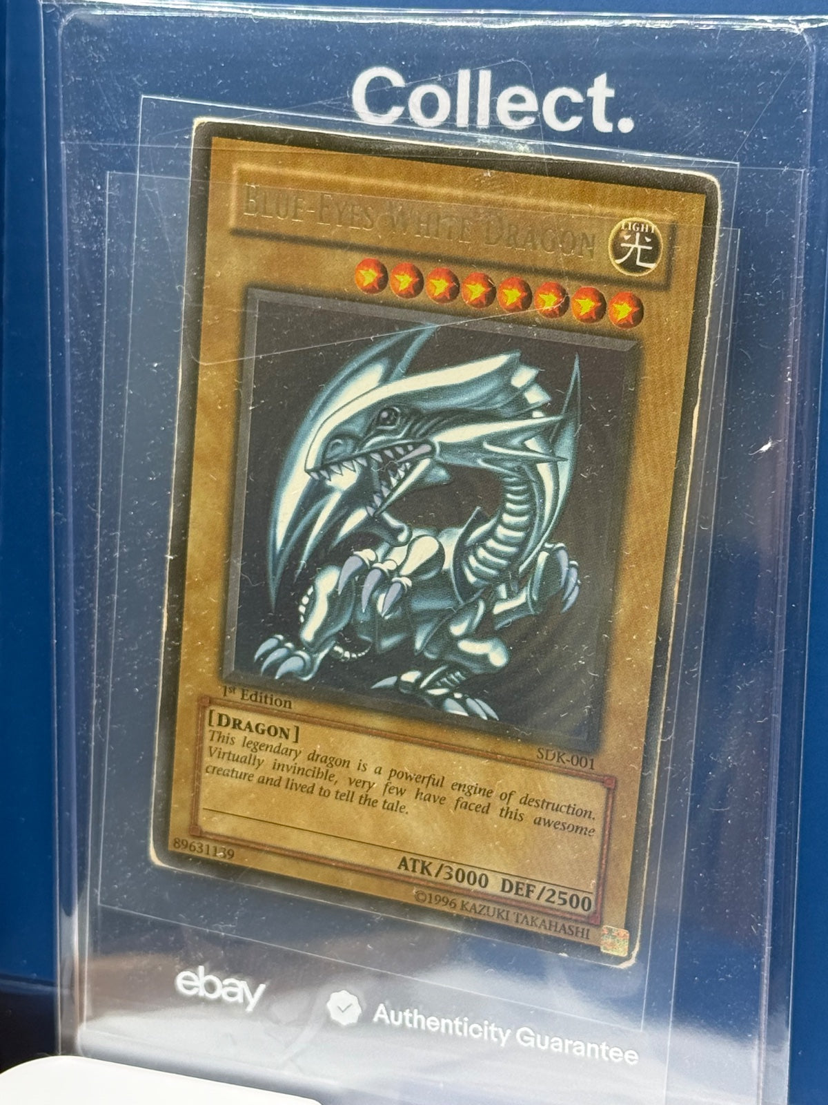 Blue-Eyes White Dragon SDK-001 · 1st Edition (Starter Deck: Kaiba)