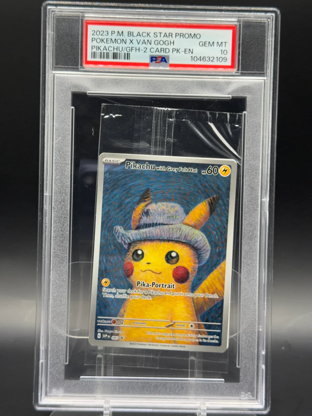 Pokemon X Van Gogh Museum Pikachu/GFH 2-Card Pack Sealed (PSA 10 GEM MT)