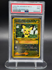 Pichu Neo Premium File 2 (JP) 172 (Unnumbered Promos (2000)) — PSA 9