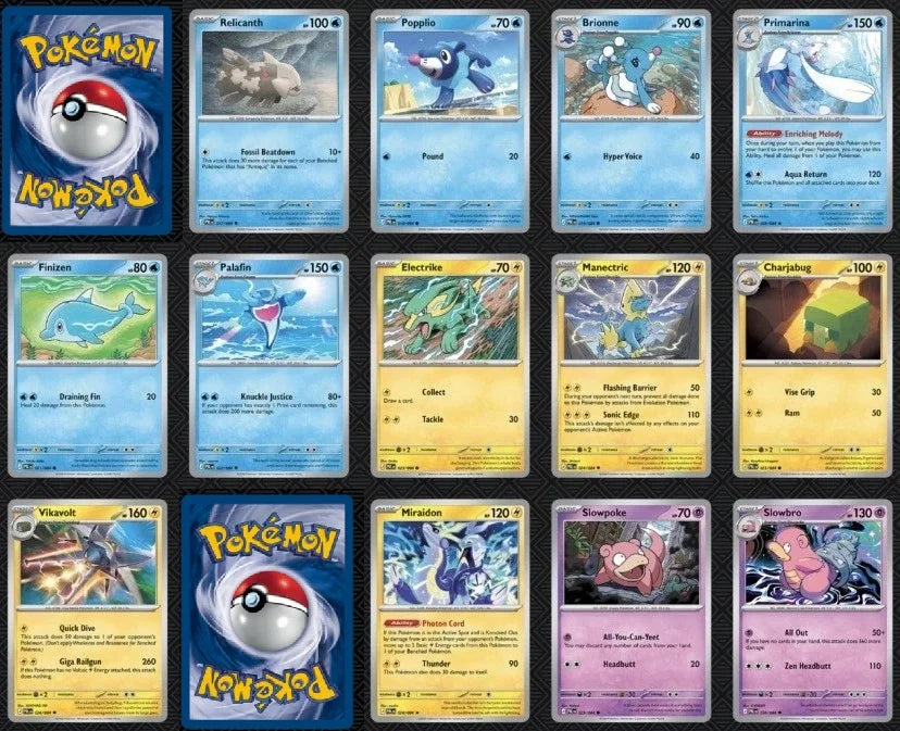 Pokémon Pitch Black Full Base Set - (148 Cards) All Base, Holo & Reverse (NO EXs)!
