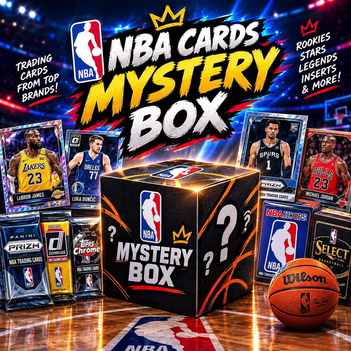 NBA Cards Box - 10 cards per box
