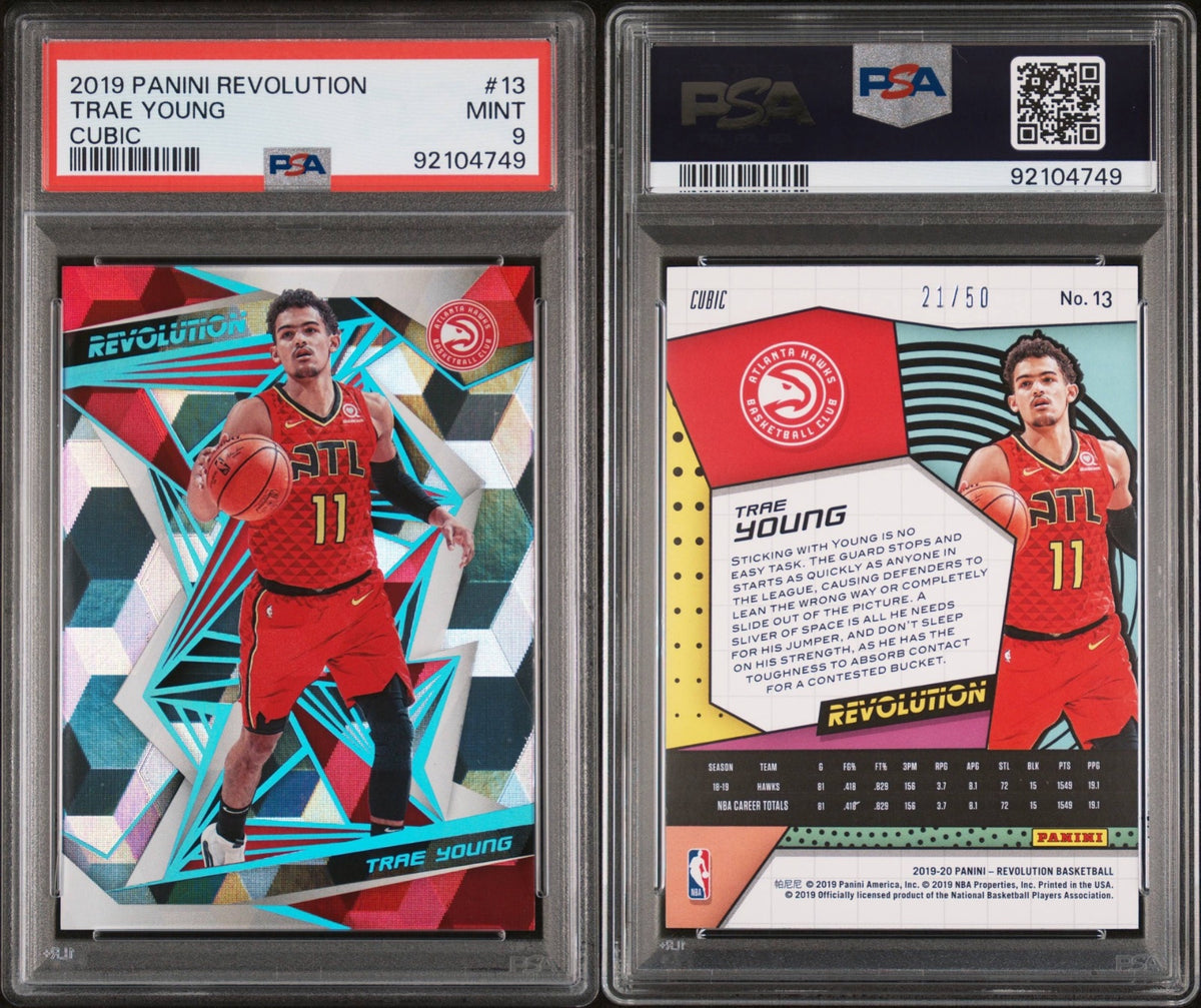 Trae Young 2019 Revolution Cubic PSA 9
