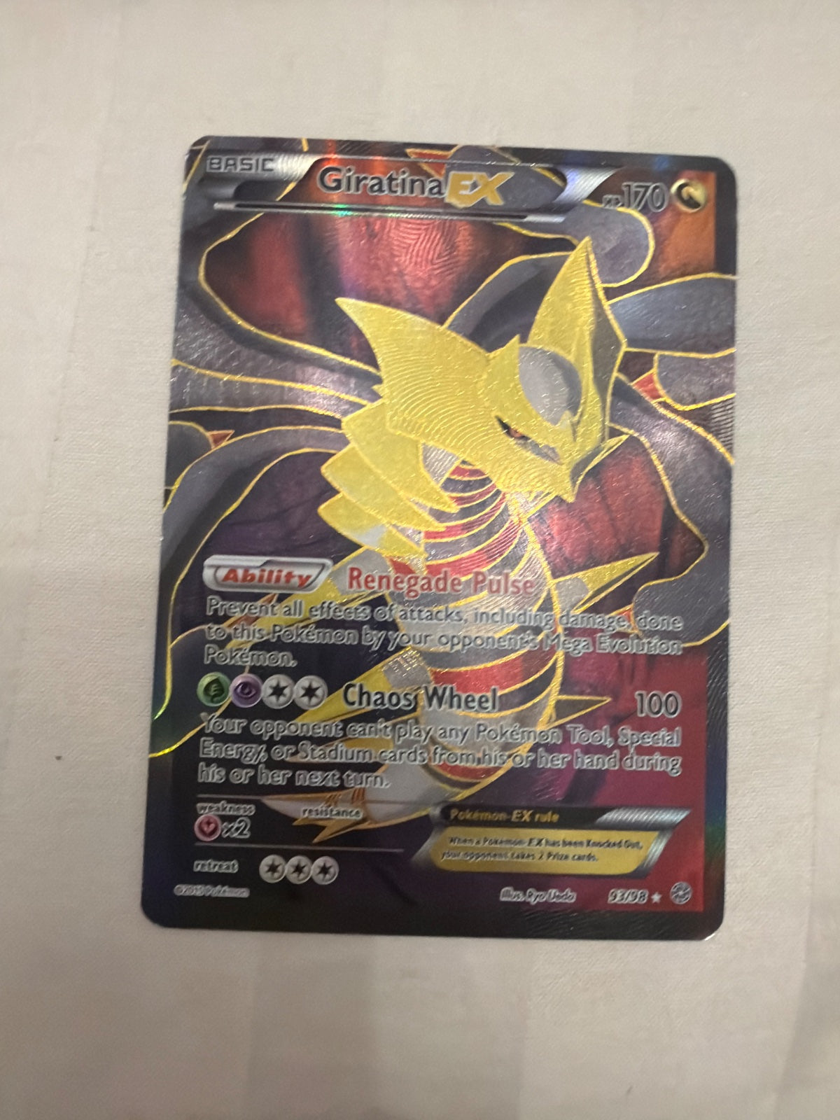 Giratina EX (93 Full Art) (Ancient Origins)