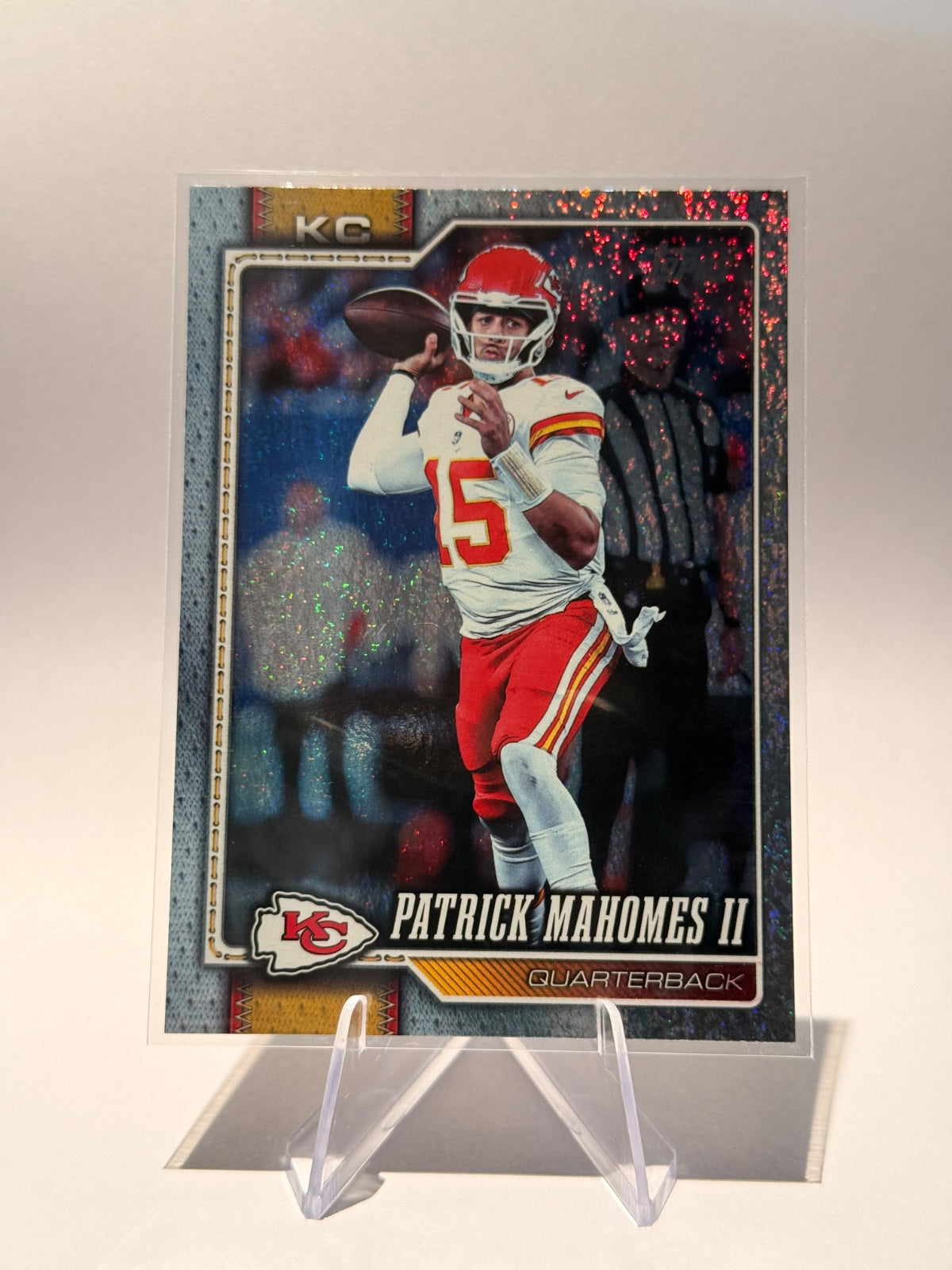 2026 Topps Patrick Mahomes II #97 – Kansas City Chiefs – Foil Parallel