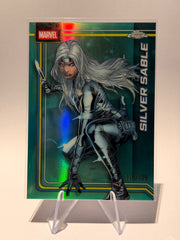 2026 Topps Chrome Marvel Silver Sable #158 Green Refractor 176/199